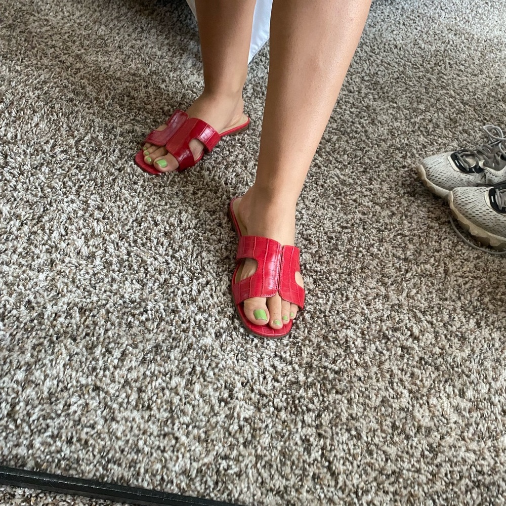 Red Sandals